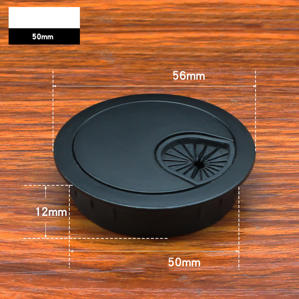 Home Office Desk Ideas - Zinc Alloy Cable Hole Cover 50mm/60mm/80mm