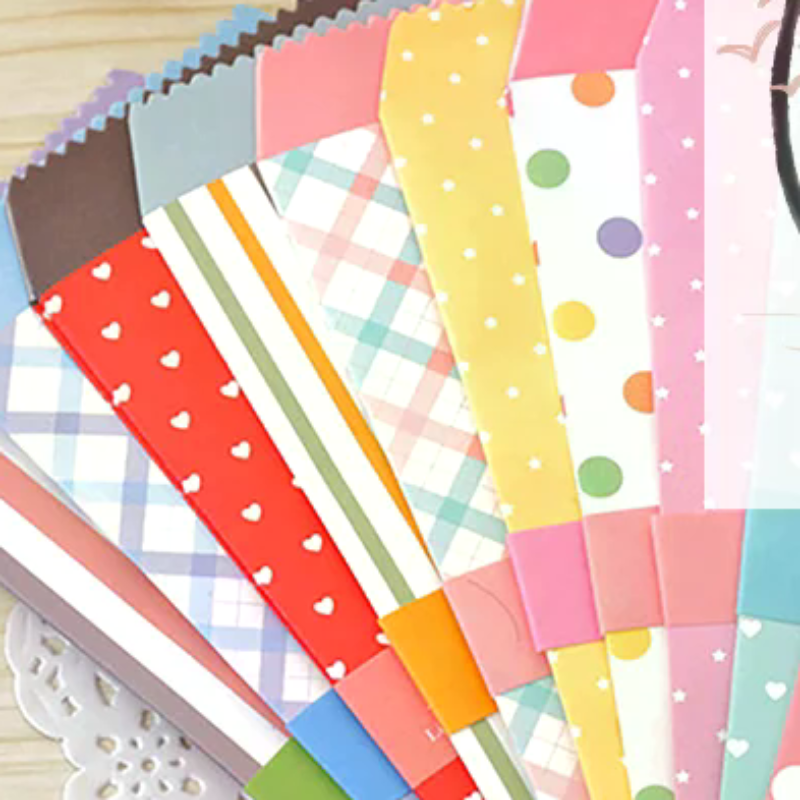 Home Office Budget - 5-Pack Mixed Candy Color Envelopes Saving