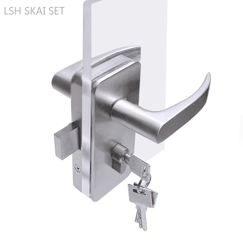 Home Office Immigration - Double-sided Handle Glass Door Lock Office