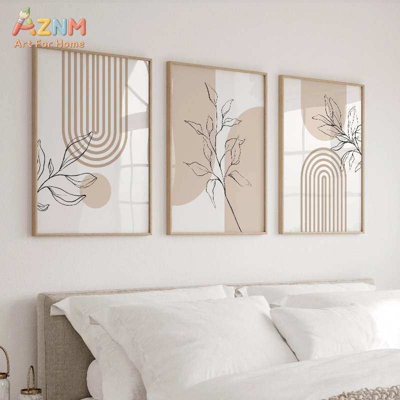 Home Office Japandi - Neutral Wall Art Prints for Modern
