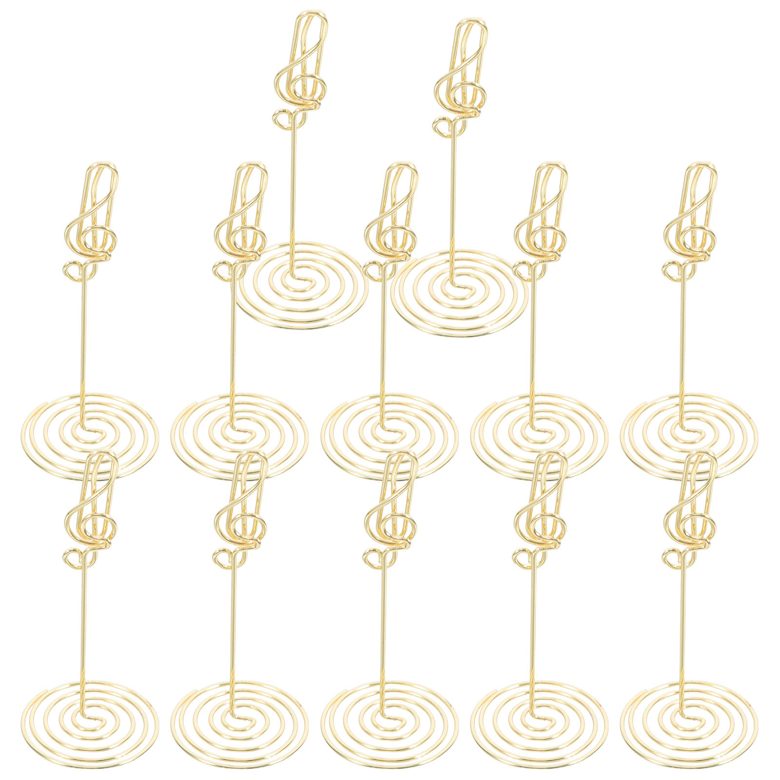 Office Table Home - 12Pcs Elegant Music Note Table Card