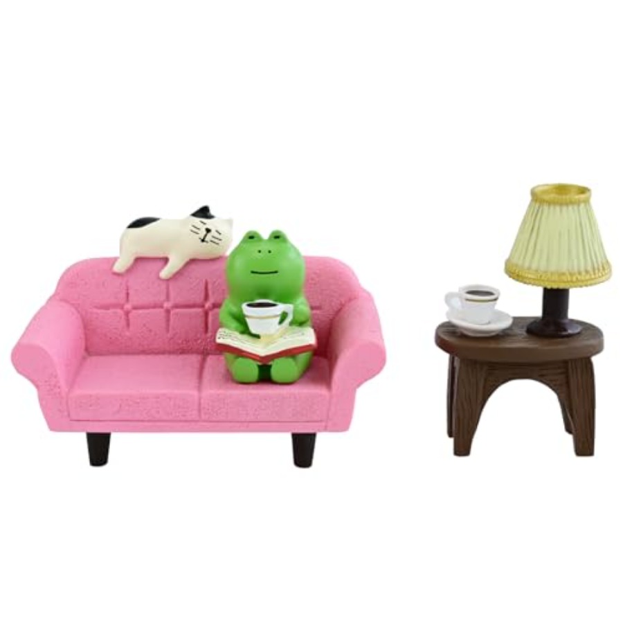 Office Table Home - Cute Mini Frog Figurine with Small