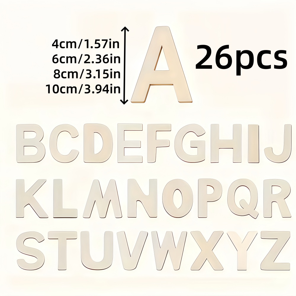 26pcs Designable Wood Letters  - Letter Tray Desk のレビューと価格