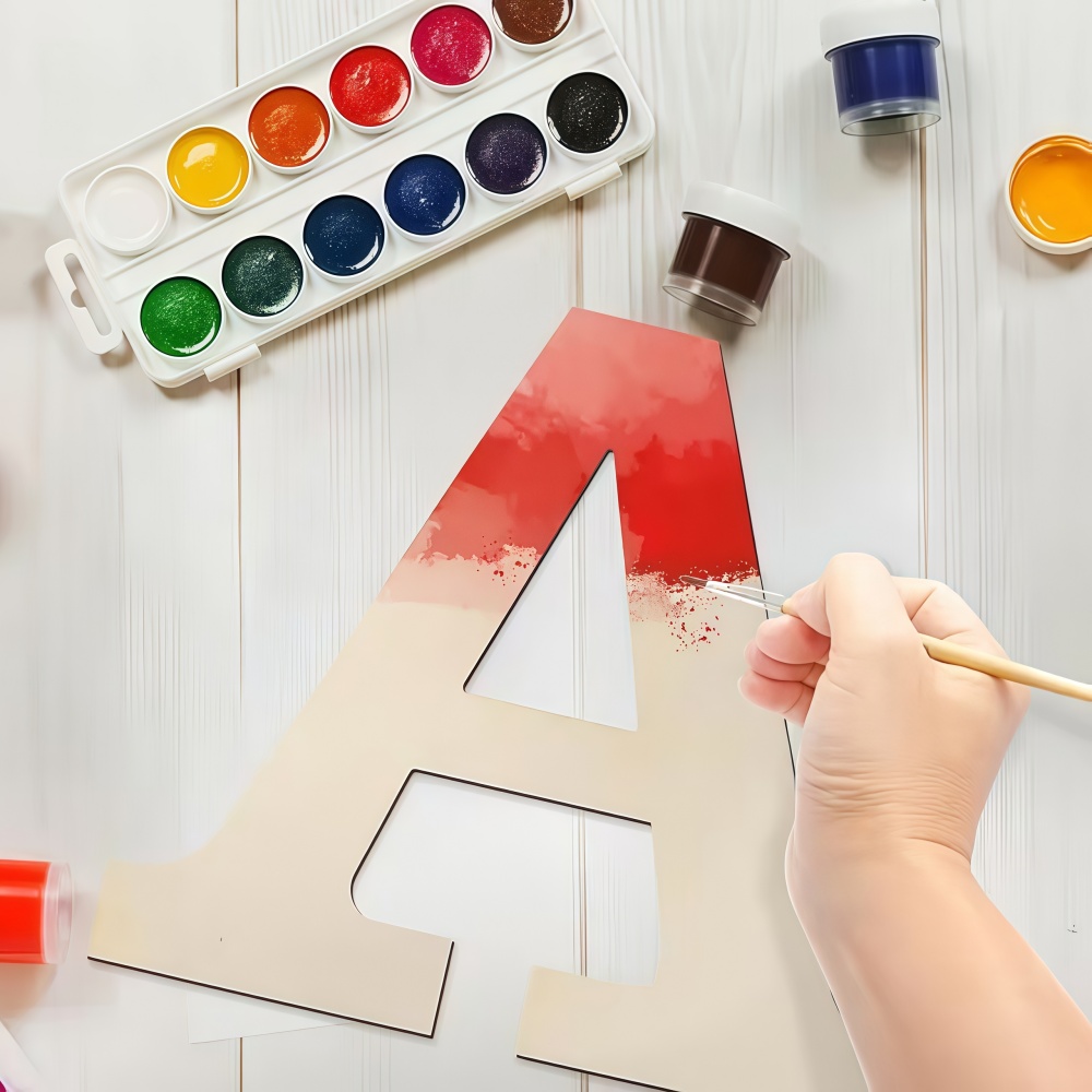 26pcs Designable Wood Letters  - Letter Tray Desk のレビューと価格