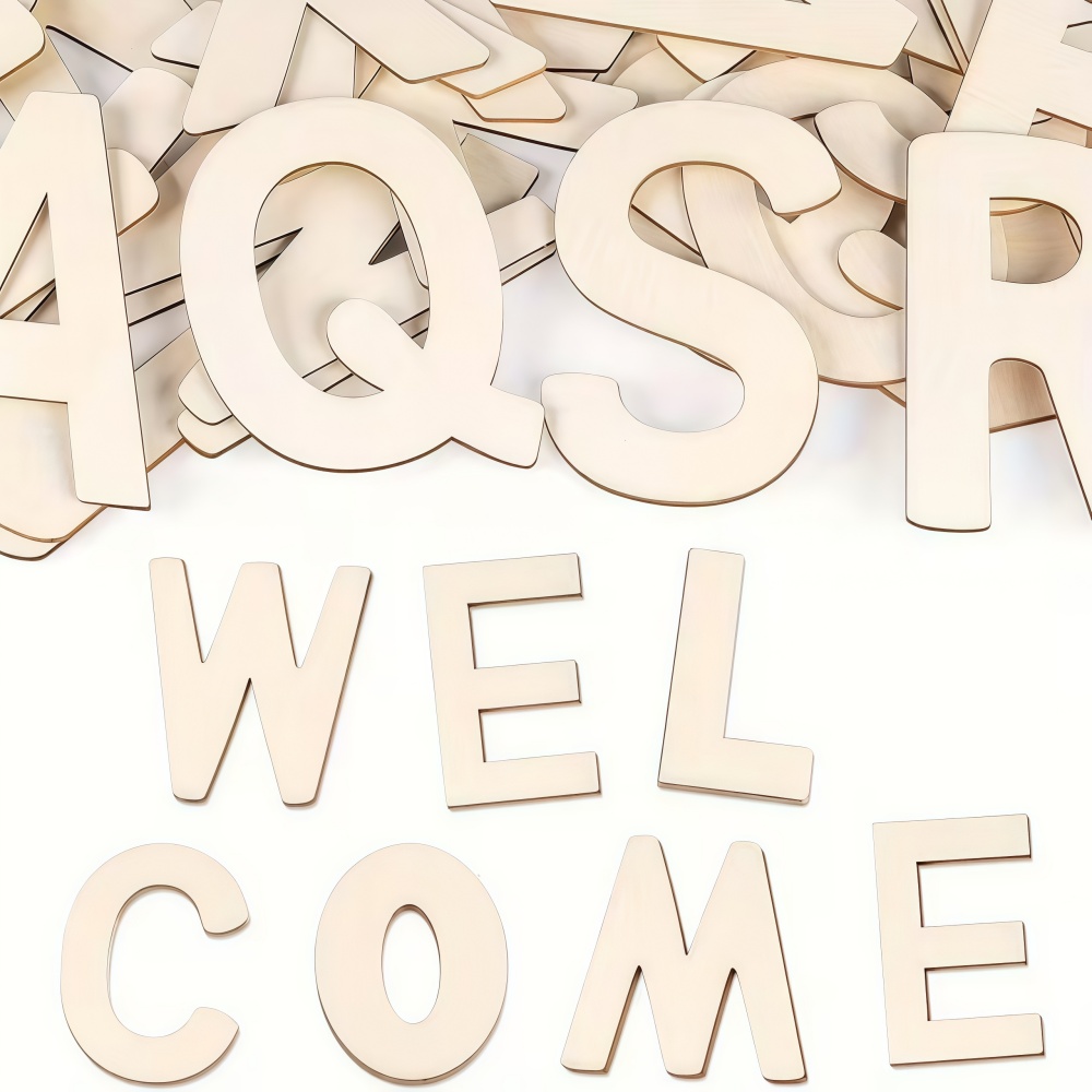 26pcs Designable Wood Letters  - Letter Tray Desk のレビューと価格