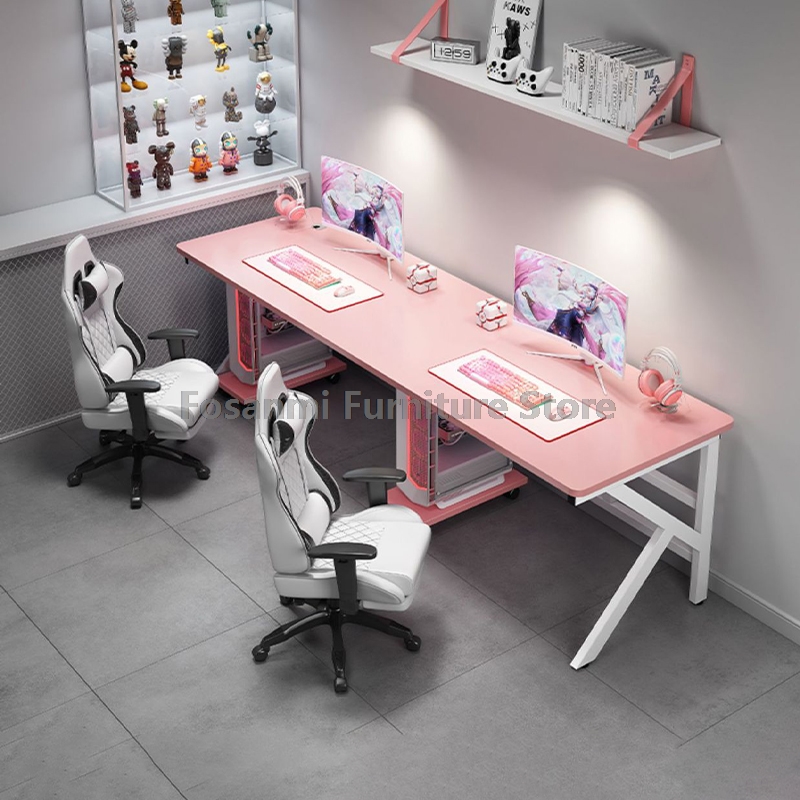 Large 2-Person Gamer PC Desk w - Home Office With Two Desks のレビューと価格