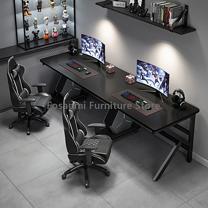 Large 2-Person Gamer PC Desk w - Home Office With Two Desks のレビューと価格