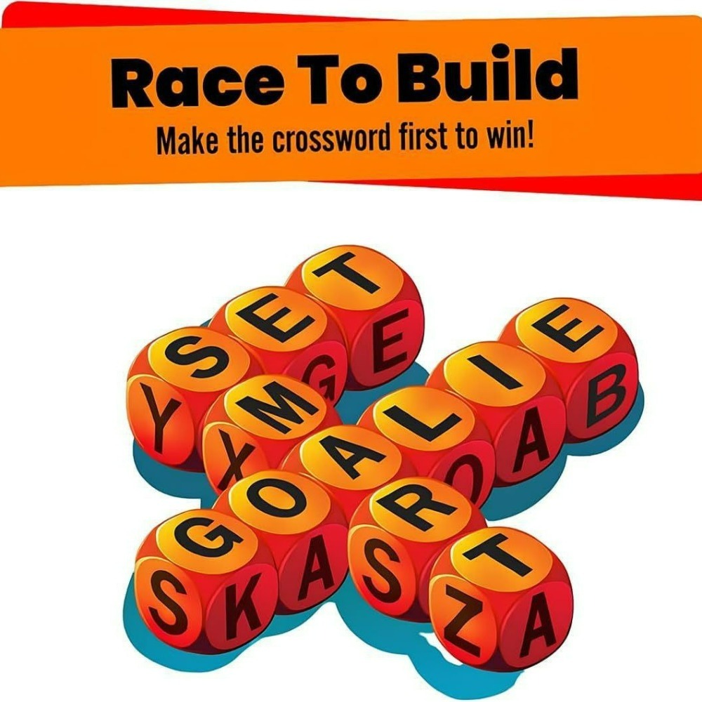 Scrambled Dice Word Game for 2 - Letter Tray Desk のレビューと価格