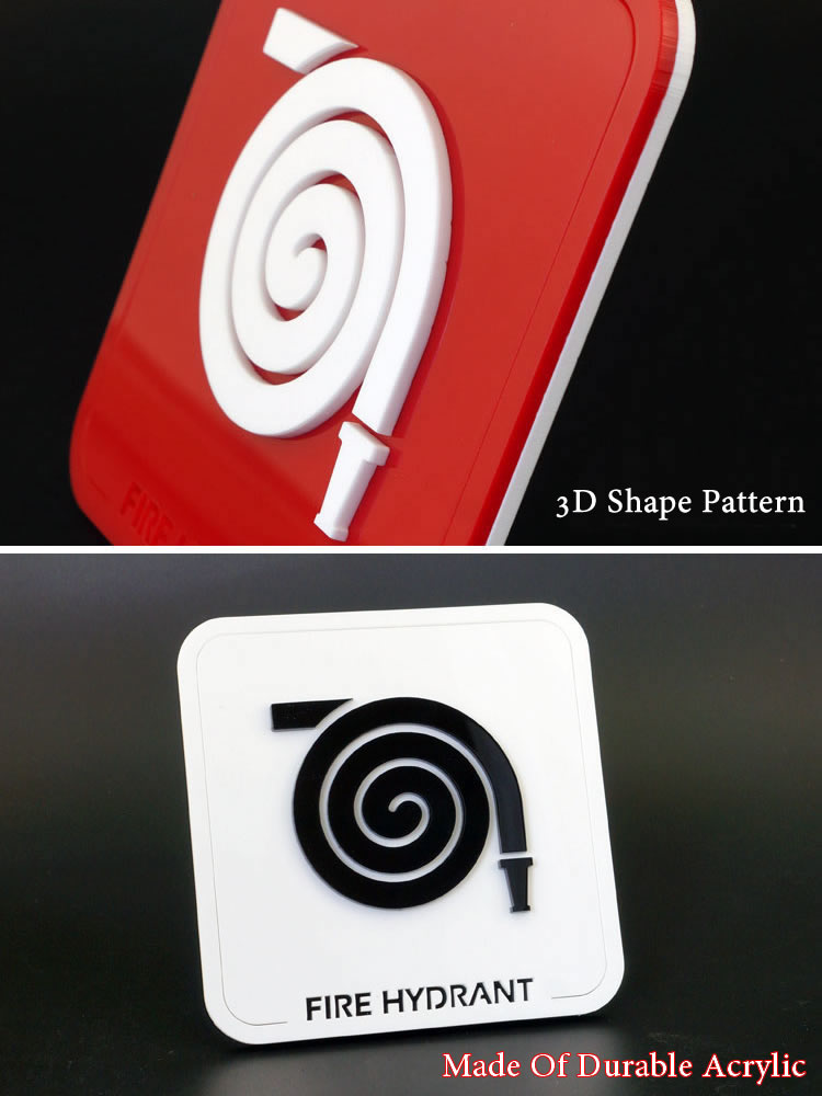 Waterproof Acrylic Warning Sig - Home Office Icon のレビューと価格