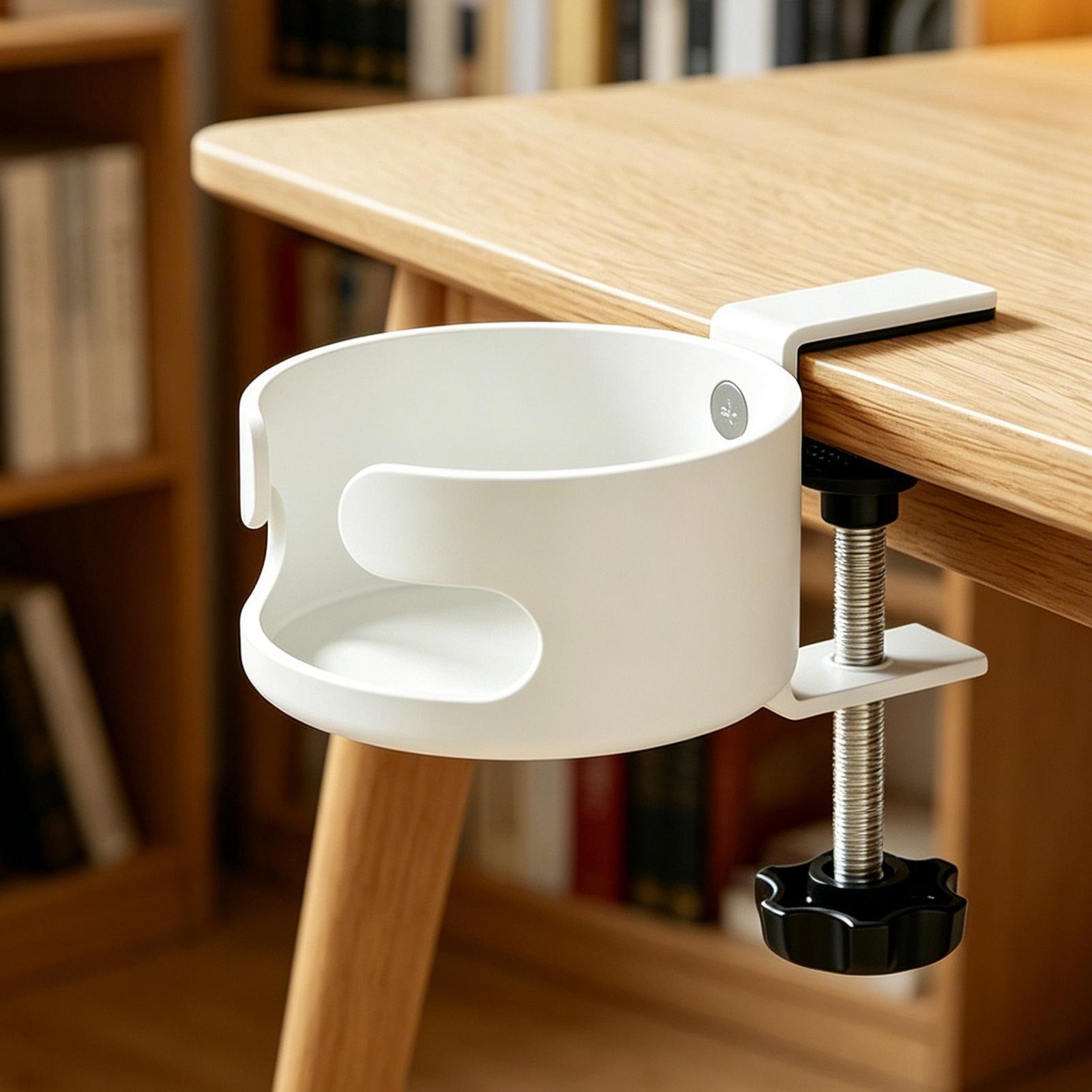 Desk Cup Holder Tabletop Drink - Office Table Home のレビューと価格