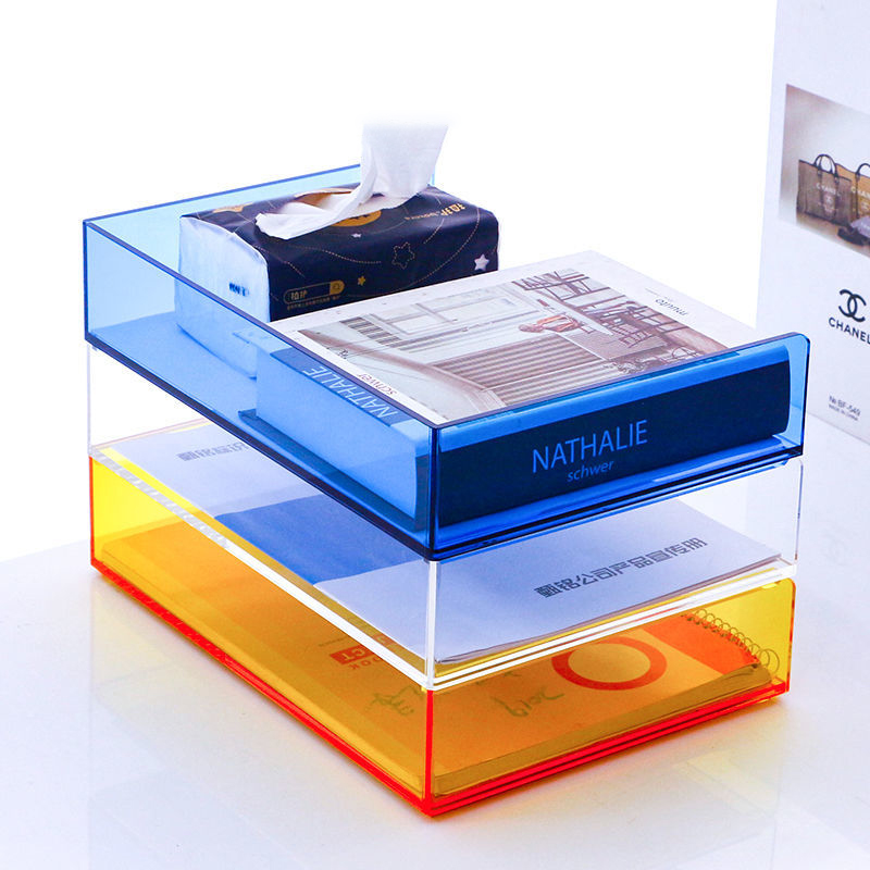 Acrylic File Paper Organizer L - Letter Tray Desk のレビューと価格
