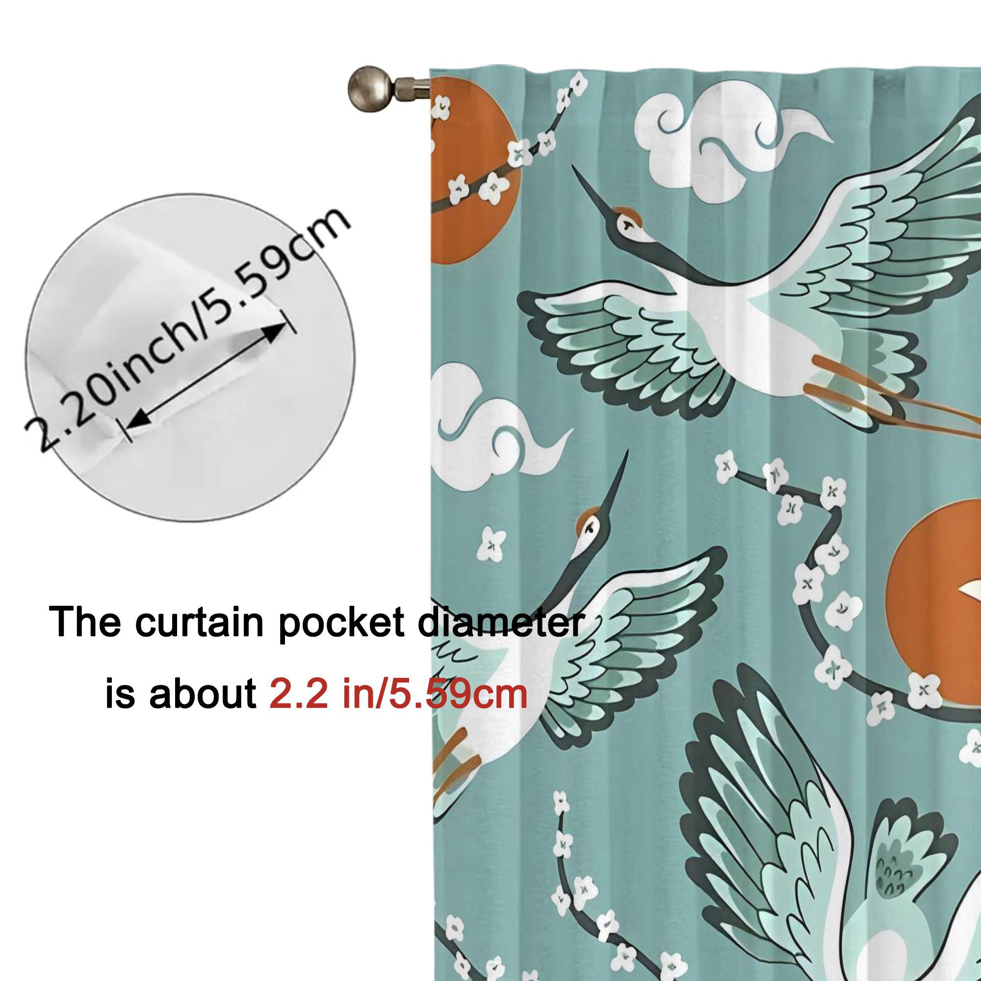 Elegant Teal Watercolor Bird C - Home Office Japandi のレビューと価格