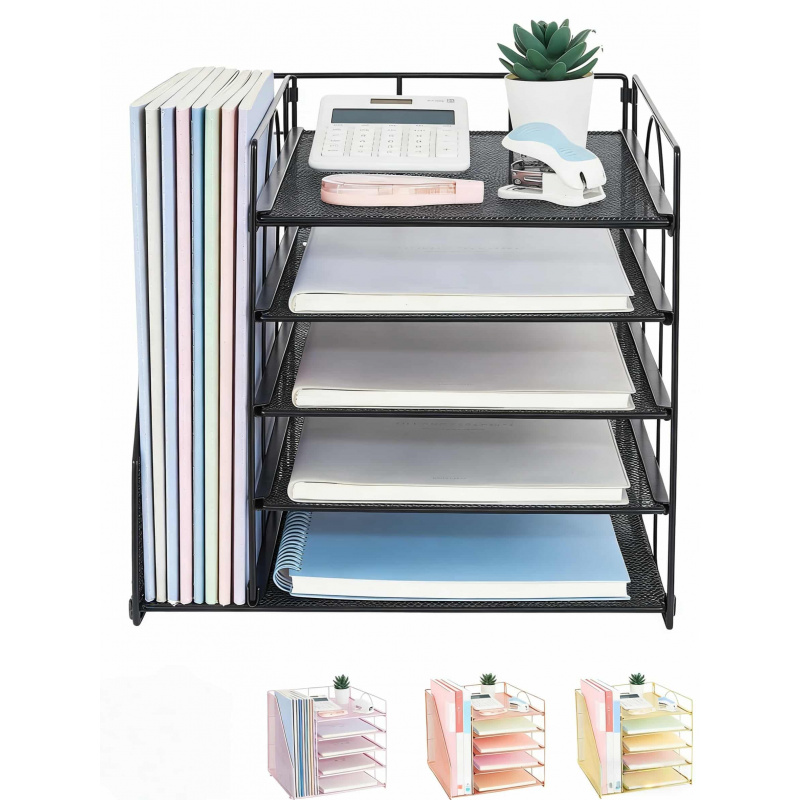 5-Tier Multi-Layer File Rack O - Letter Tray Desk のレビューと価格