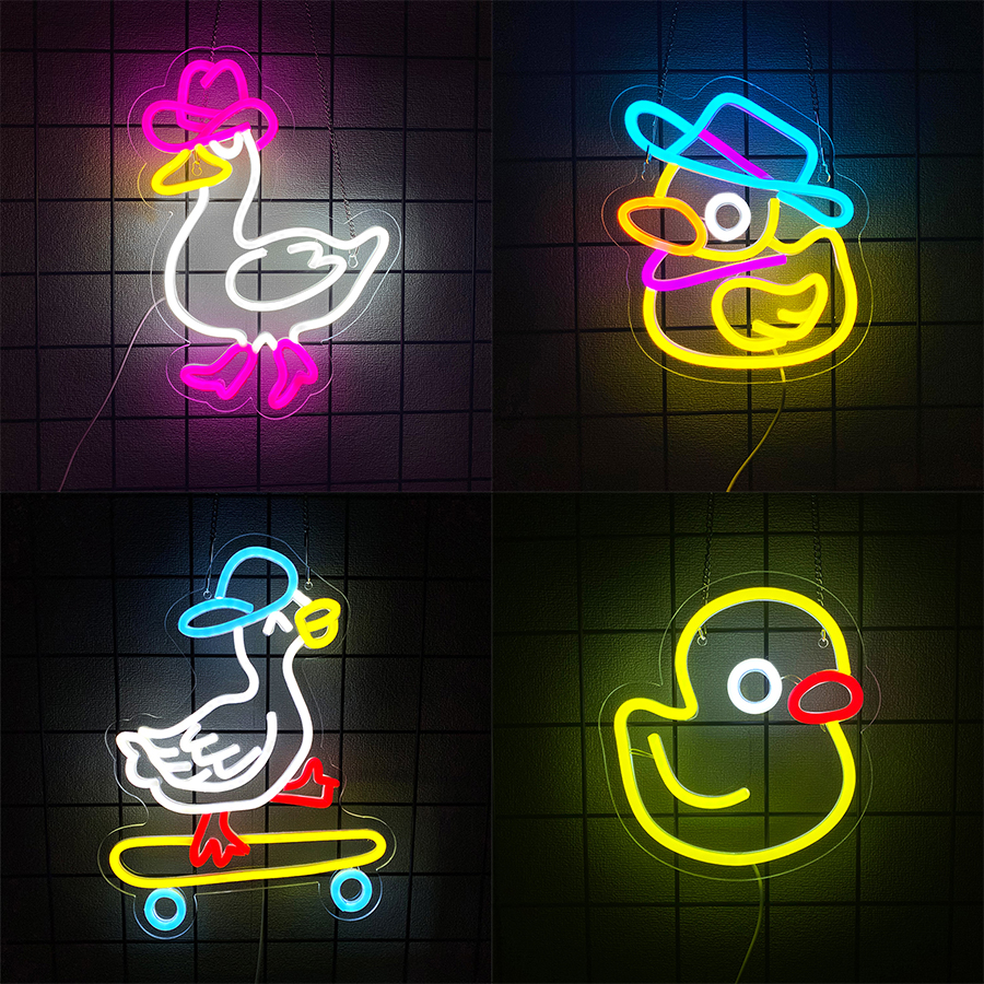 Cowboy Duck Led Neon Signs, Cu - Home Office Icon のレビューと価格