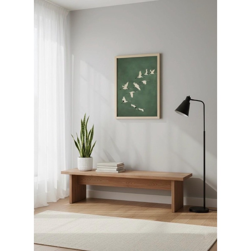 1pc Japandi Crane Vintage Love - Home Office Japandi のレビューと価格