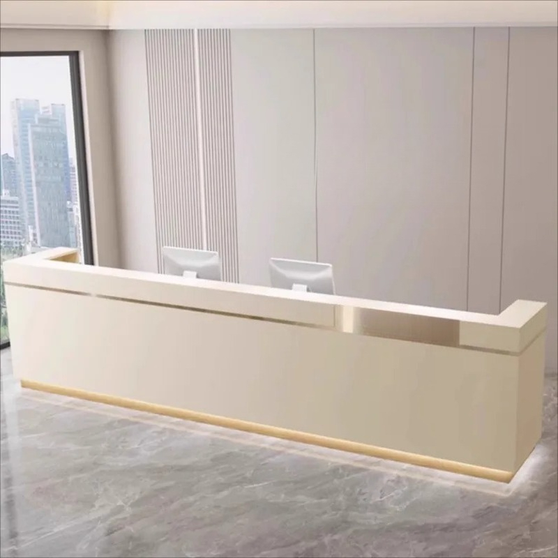 Reception Desks Mostrador De T - Home Office Tienda のレビューと価格