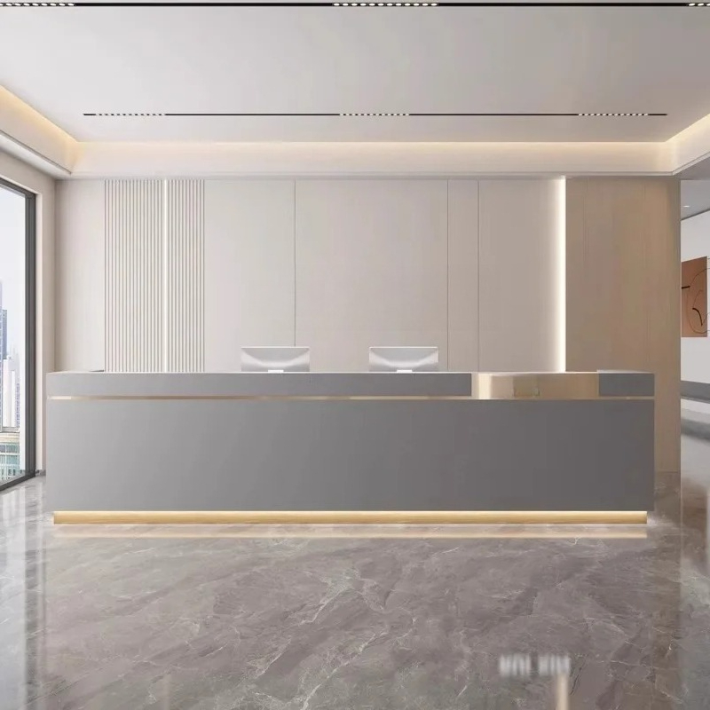 Reception Desks Mostrador De T - Home Office Tienda のレビューと価格