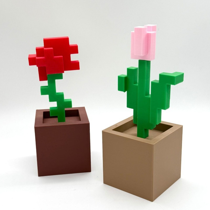 3D Printing Unique Flower Deco - Home Office Desk Ideas のレビューと価格