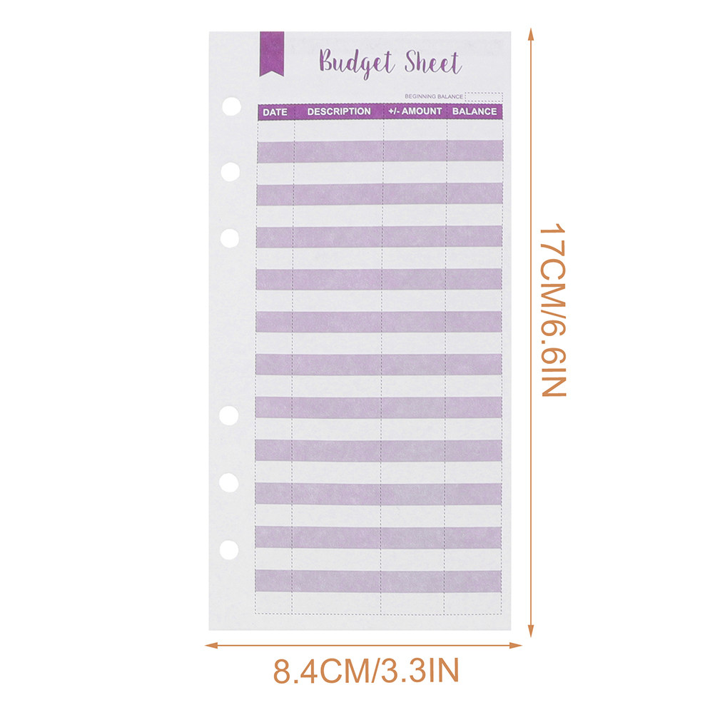 60 Sheets A6 Budget Sheet Port - Home Office Budget のレビューと価格
