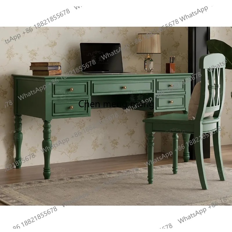 E136  Vintage Style Two-in-One - Home Office With Two Desks のレビューと価格