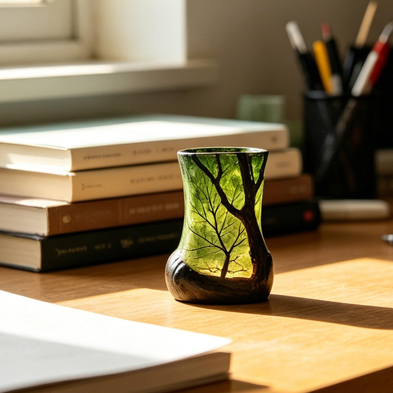 Bedside Table Lamp Forest Nigh - Office Table Home のレビューと価格