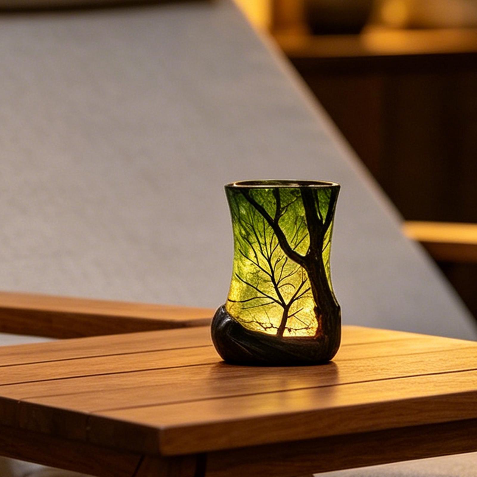 Bedside Table Lamp Forest Nigh - Office Table Home のレビューと価格