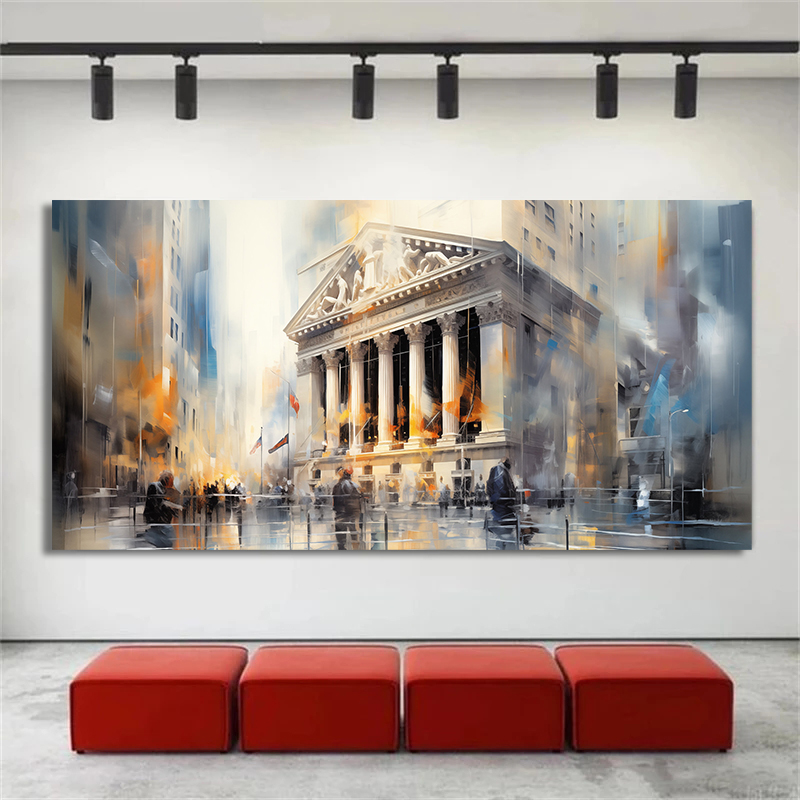 New York Stock Exchange Abstra - Home Office York のレビューと価格