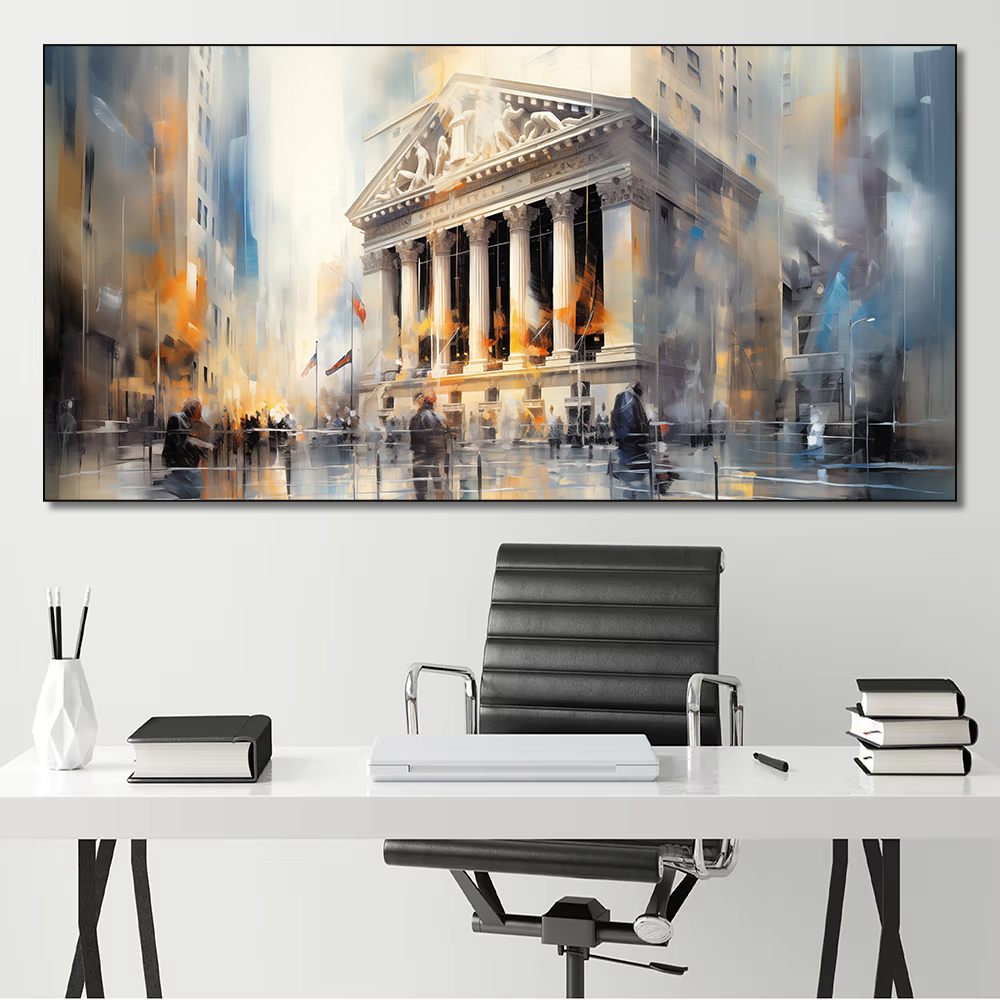 New York Stock Exchange Abstra - Home Office York のレビューと価格