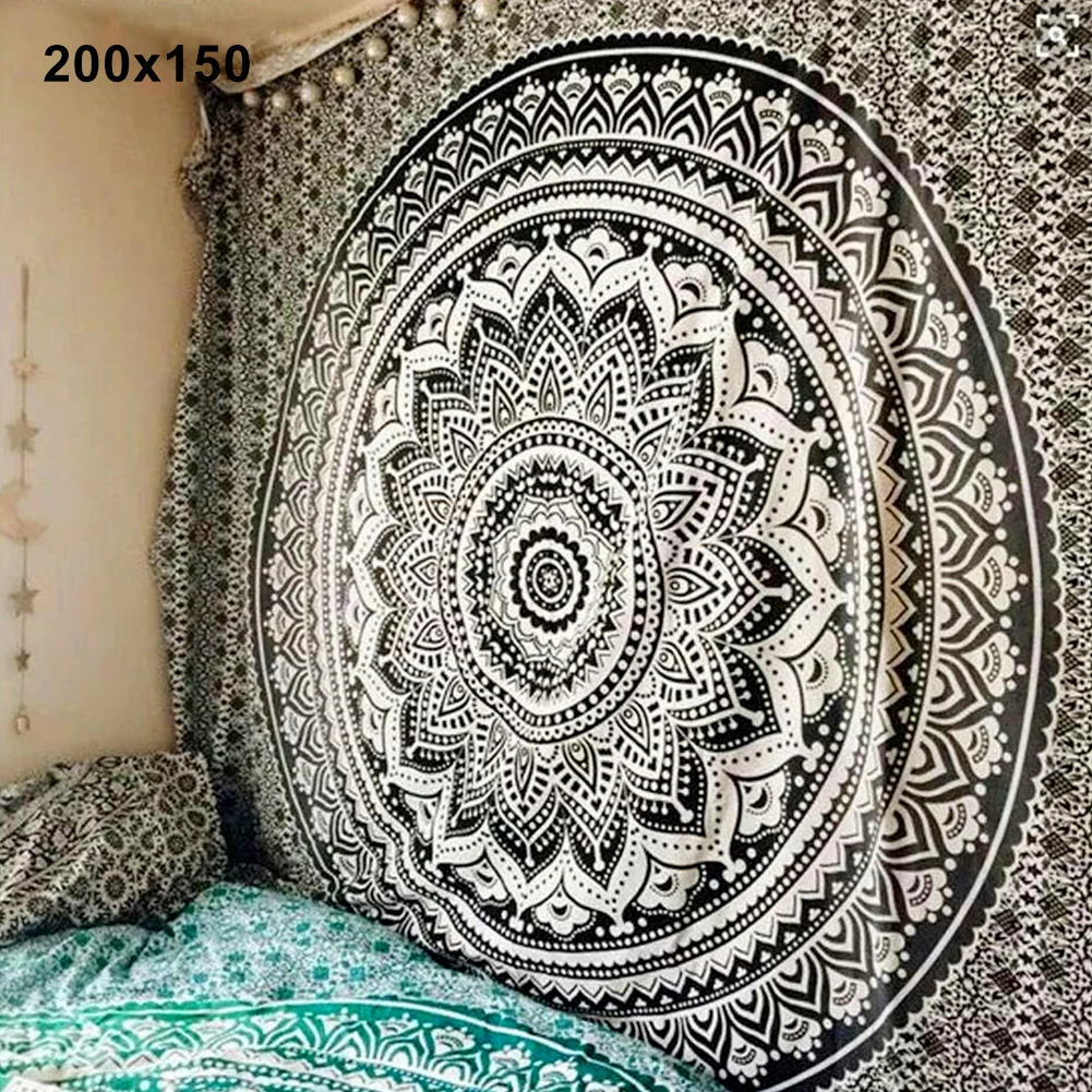 Mandala Bohemian Yoga Mat Beac - Home Office Yoga Room のレビューと価格