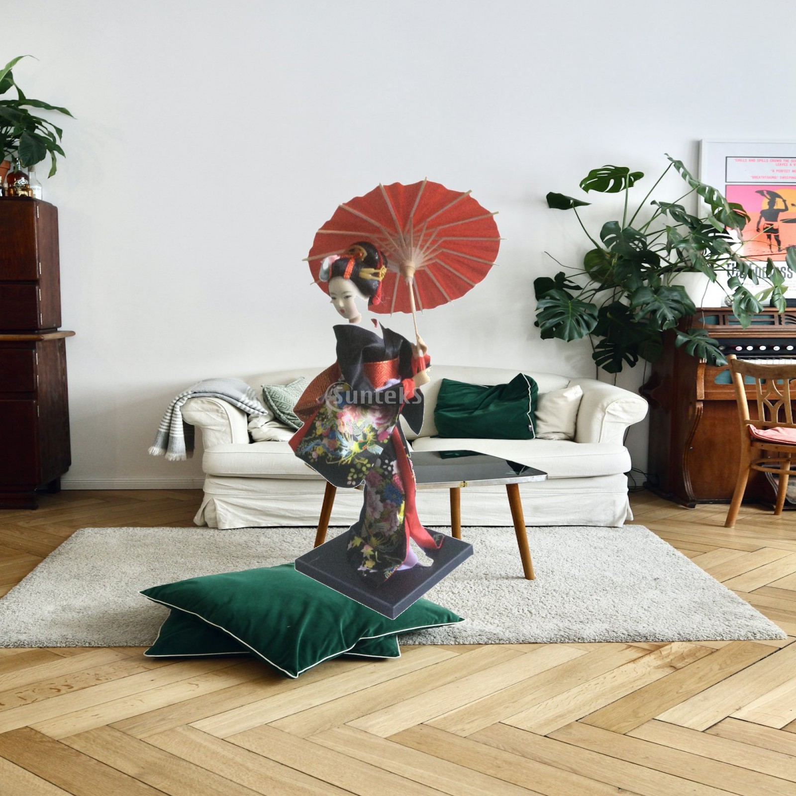 Decorative Figure Japanese Gei - Home Office Japandi のレビューと価格