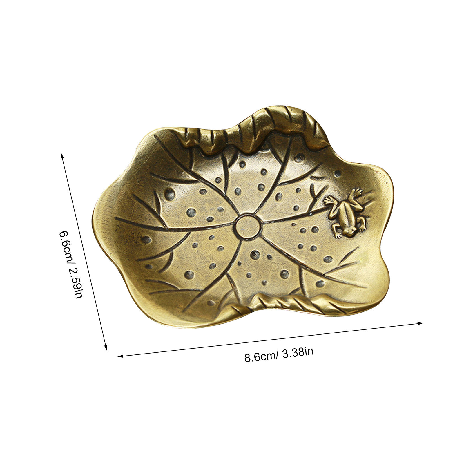 Vintage Leaf Jewelry Dish Prem - Office Table Home のレビューと価格