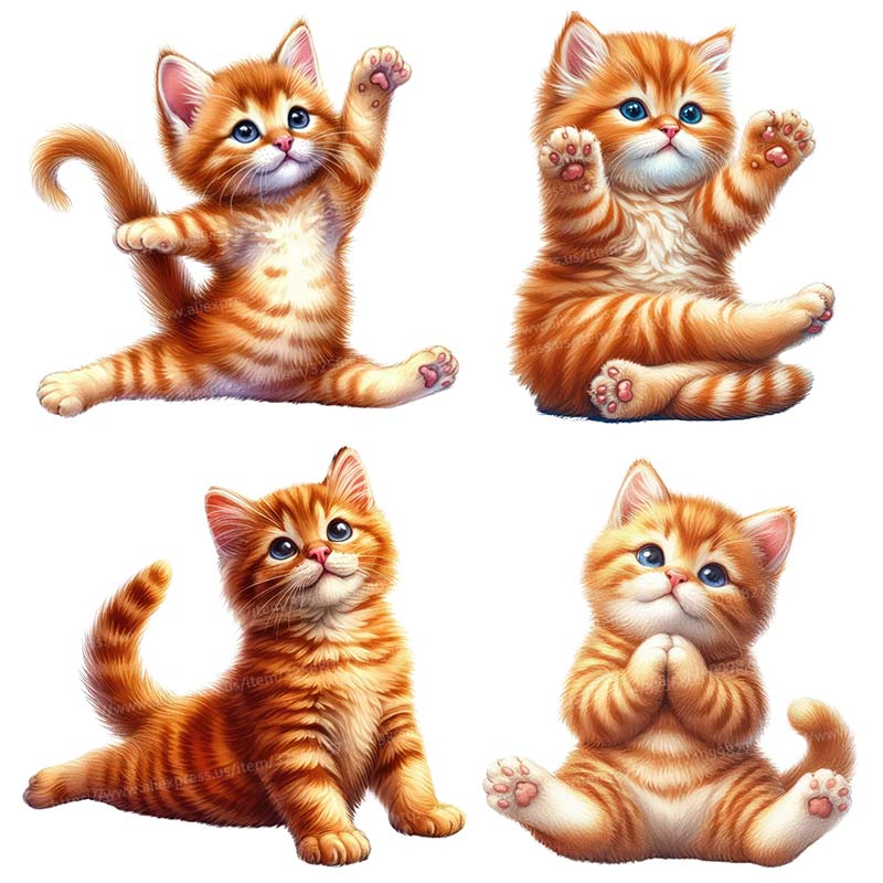 Yoga Cat  Wall Sticker Removab - Home Office Yoga Room のレビューと価格