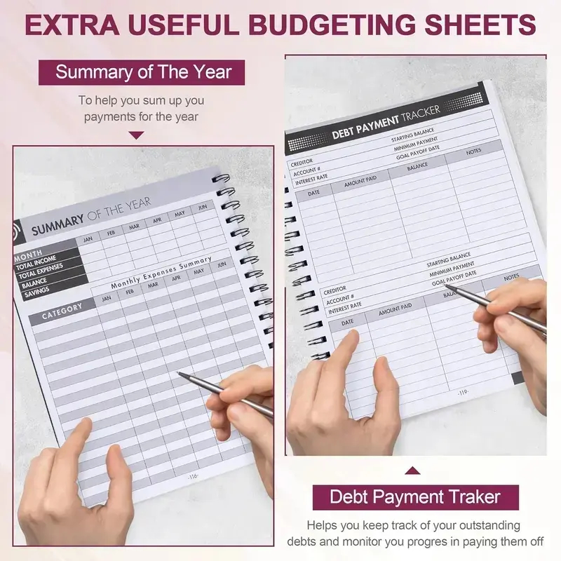 ADHD A4 Planner Notebook, Dura - Home Office Budget のレビューと価格