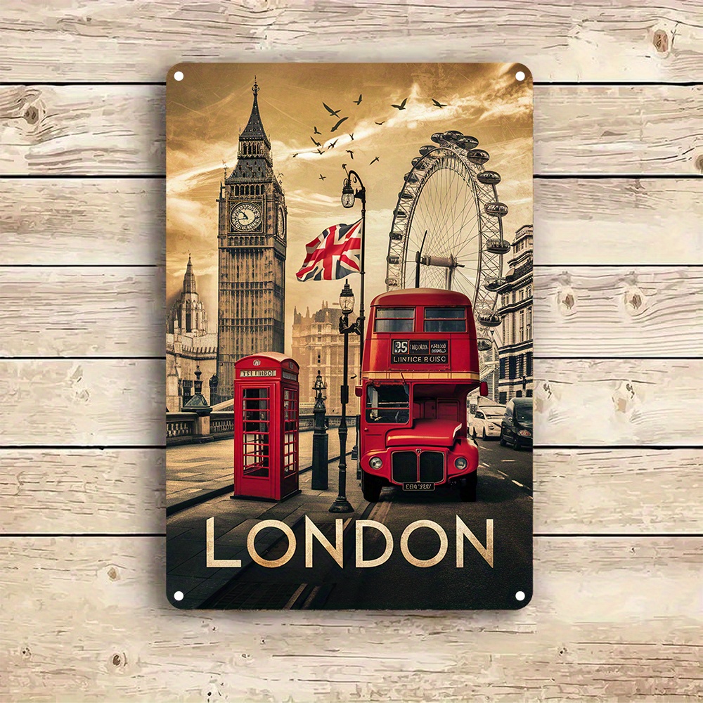 Vintage London Aluminum Wall A - Home Office Icon のレビューと価格