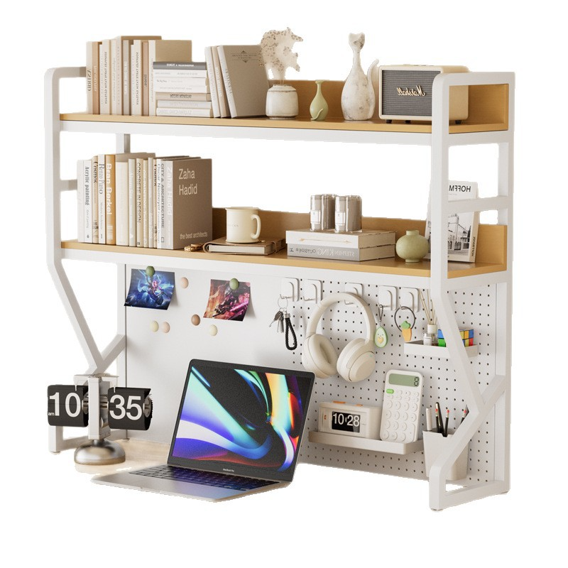 Desktop Storage Shelf with Peg - Home Office Desk Ideas のレビューと価格