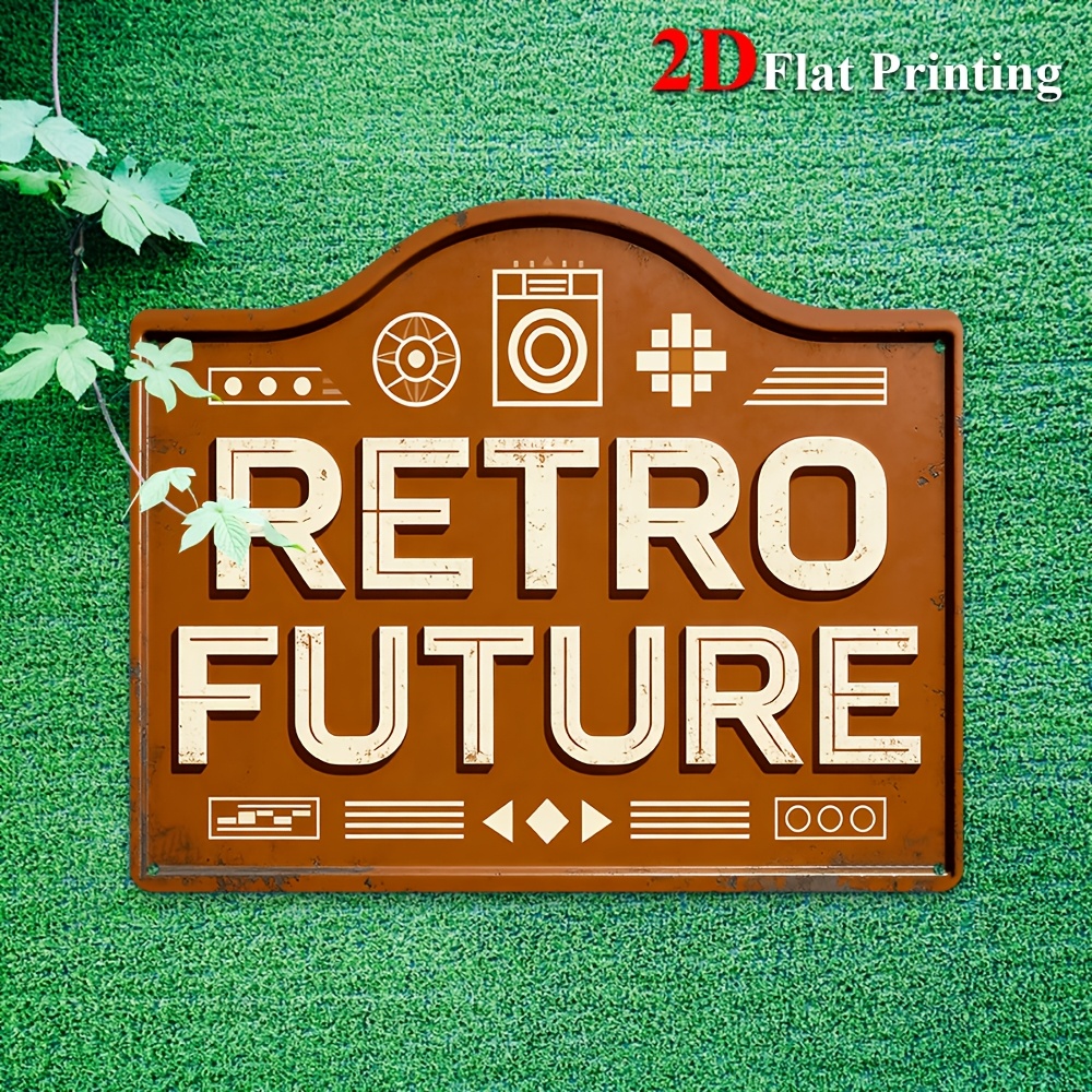 2D Flat, 1pc Vintage Futuristi - Home Office Icon のレビューと価格