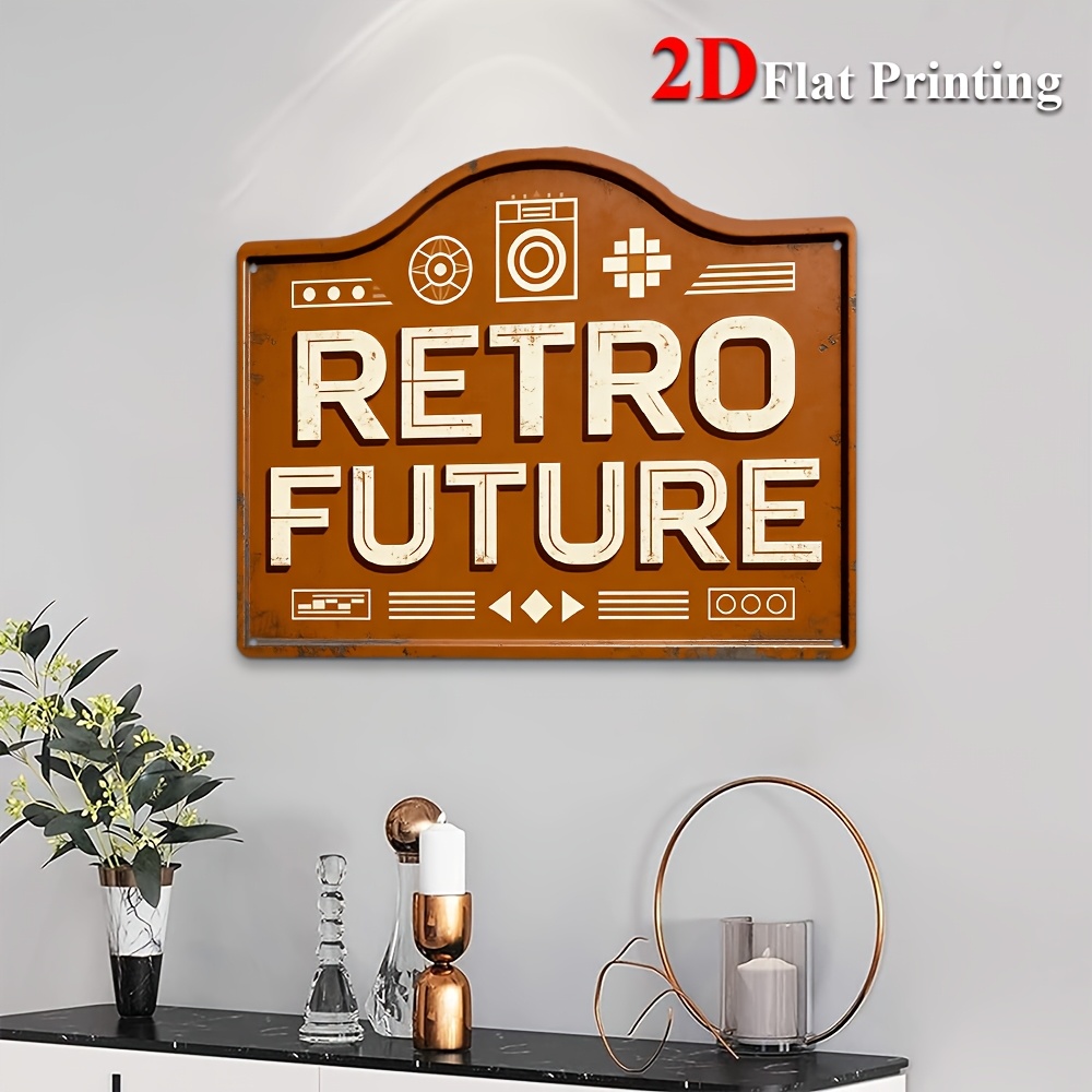 2D Flat, 1pc Vintage Futuristi - Home Office Icon のレビューと価格