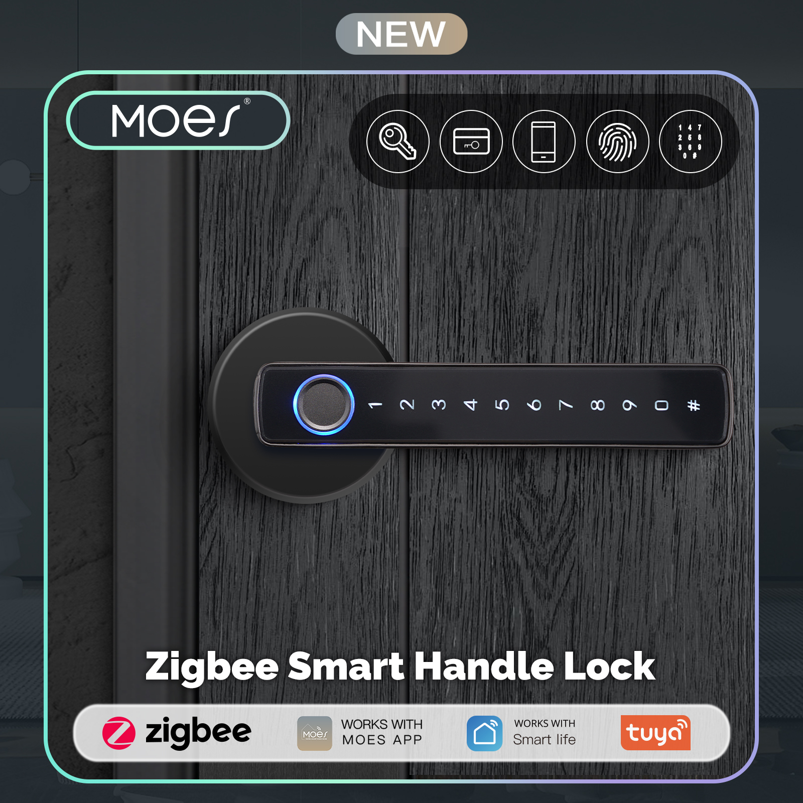 MOES Tuya Zigbee Smart Fingerp - Home Office Immigration のレビューと価格