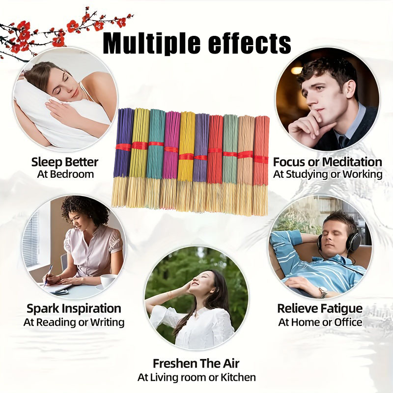 7 Sets of 350/700 Incense Stic - Home Office Yoga Room のレビューと価格