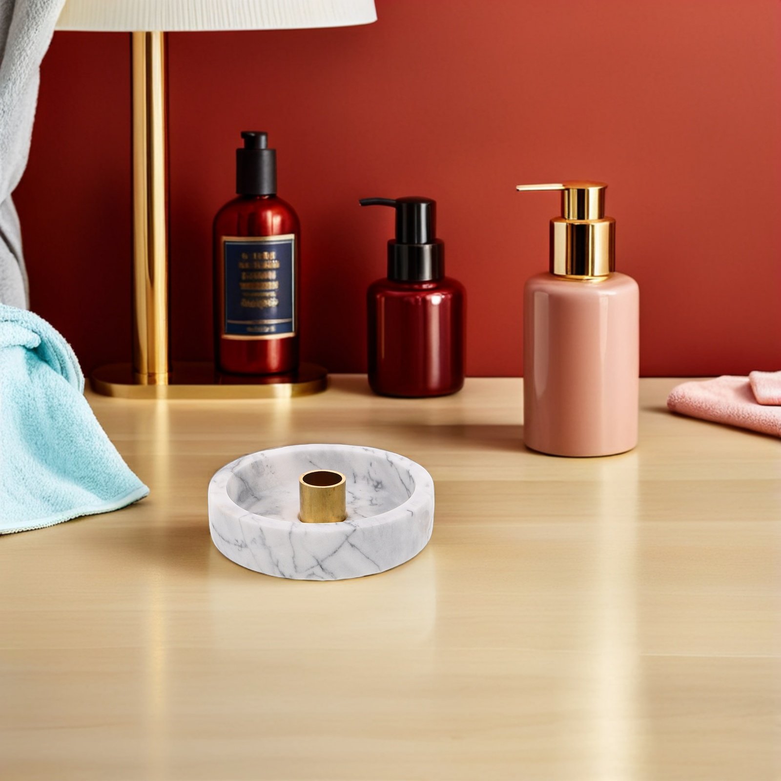 Marble and Brass Incense Burne - Home Office Yoga Room のレビューと価格