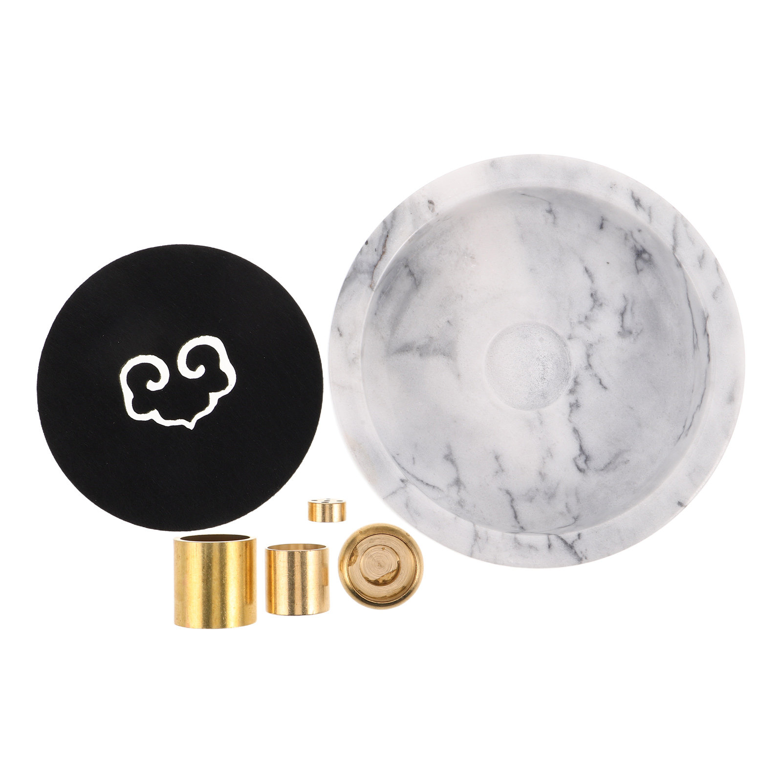 Marble and Brass Incense Burne - Home Office Yoga Room のレビューと価格