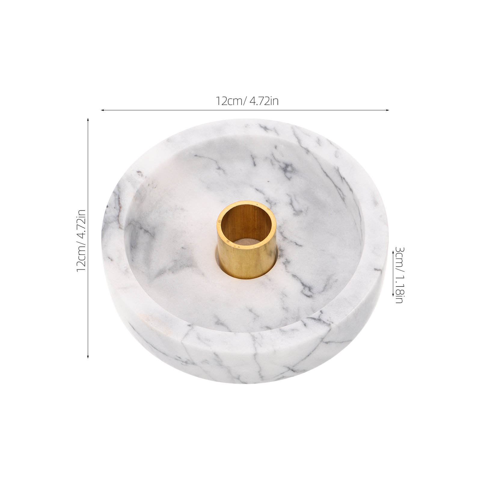 Marble and Brass Incense Burne - Home Office Yoga Room のレビューと価格