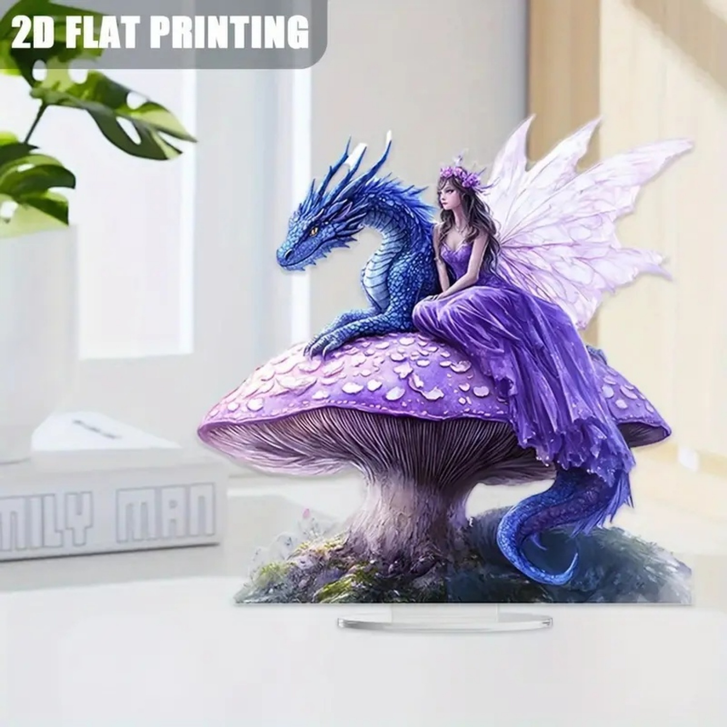 Fairy Statue,2D Flat Acrylic P - Office Table Home のレビューと価格