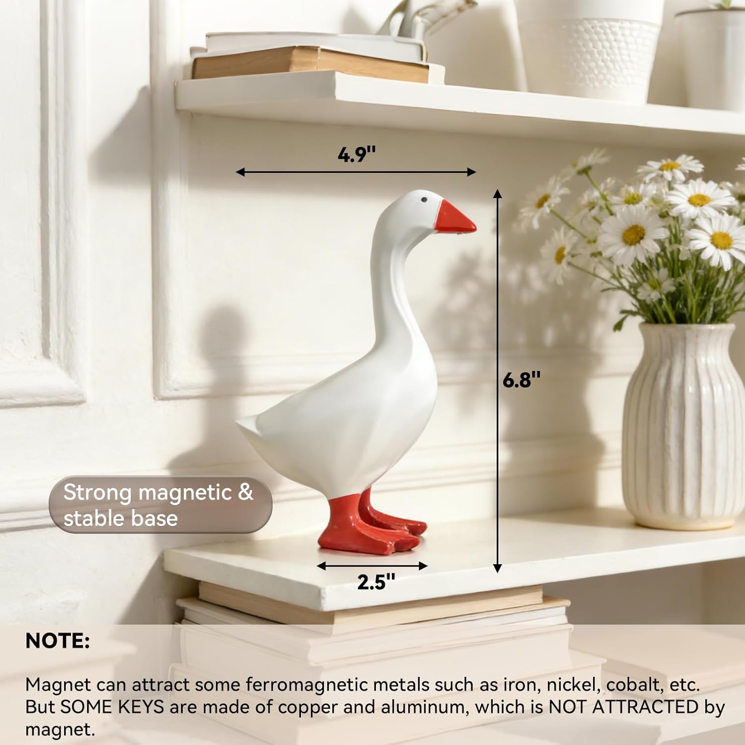 Magnetic Goose Key Holder Cute - Home Office Desk Ideas のレビューと価格