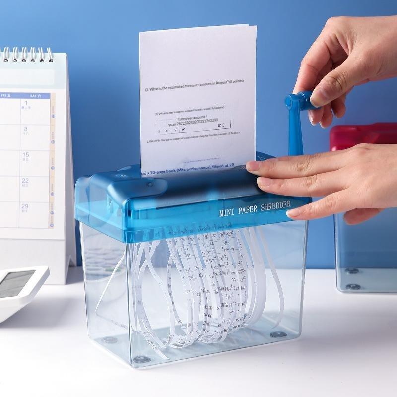 Portable Mini Manual Paper Shr - Home Office Paper Shredder のレビューと価格