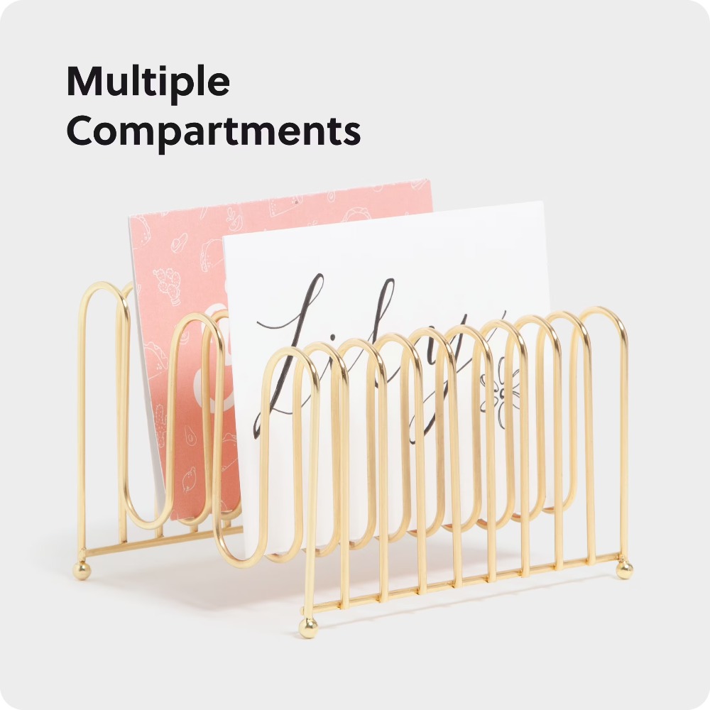 Bent Wire Desk Organizer Lette - Letter Tray Desk のレビューと価格