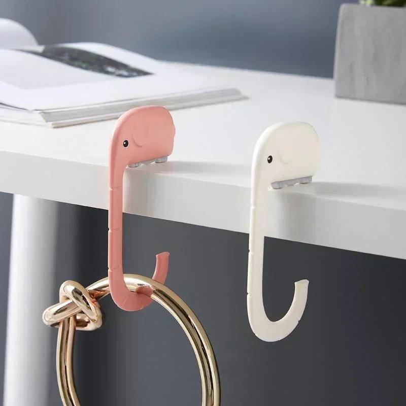 Portable Bag Hook Hanger Cute  - Home Office Desk Ideas のレビューと価格