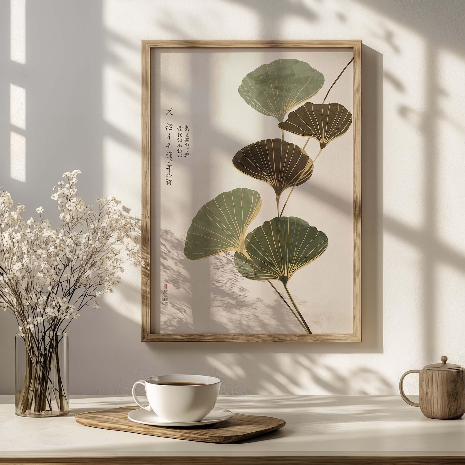 Japandi Neutral Lotus Leaf Can - Home Office Japandi のレビューと価格