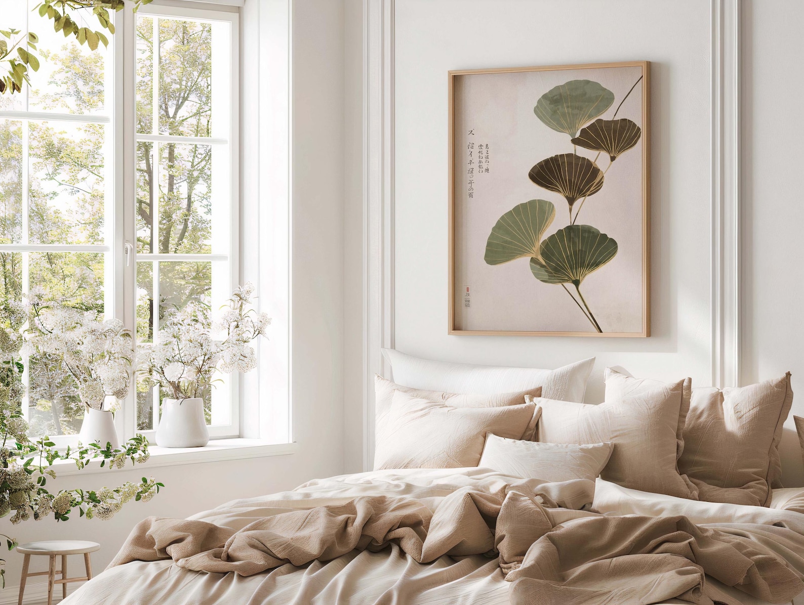Japandi Neutral Lotus Leaf Can - Home Office Japandi のレビューと価格
