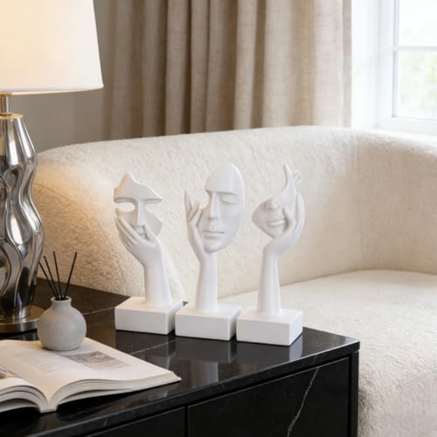 Thinker Large Statue Set - Art - Office Table Home のレビューと価格
